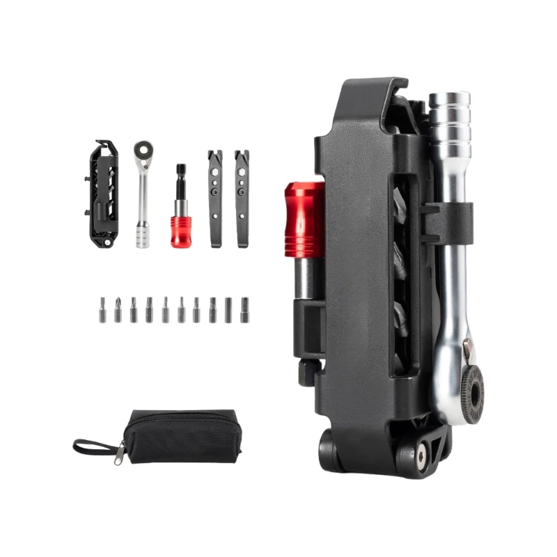 

Портативные ключи с храповым механизмом, набор необходимых инструментов для велосипедистов, легкий инструмент с храповым механизмом для велосипедистов с длинными дистанциями