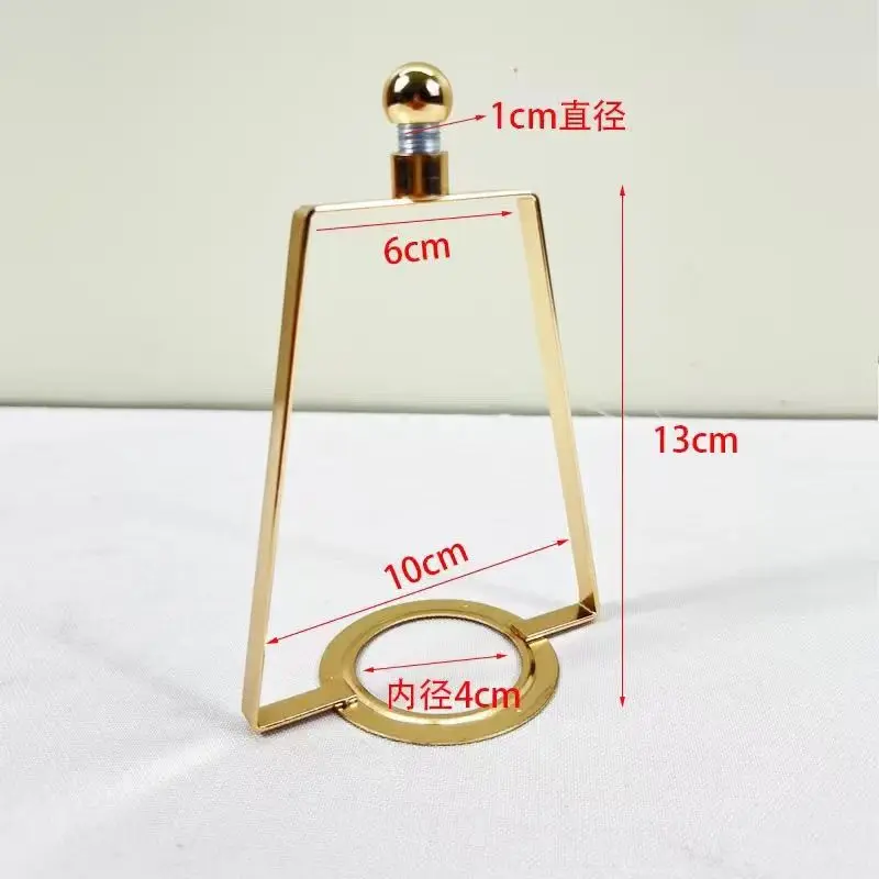 1pack  Sturdy Iron Frame Brackets E27 Metal Lamp Harp Holder Kitsfor Diy Lighting Accessories Compatible Table and Floor Lamps