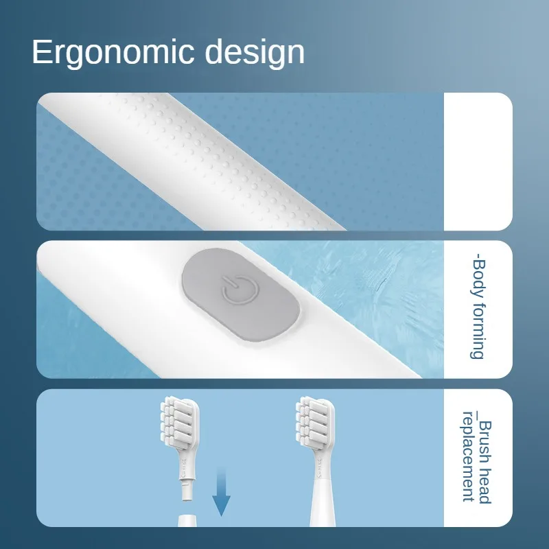 Sonische elektrische tandenborstel Mi slimme tandenborstel Kleurrijke USB oplaadbare waterdichte ultrasone tandenborstels