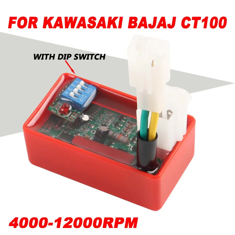 For KAWASAKI BAJAJ CT100 CT 100 Motorcycle Accessories RACING 7 PIN CDI Box DC High Performance Ignition UNIT