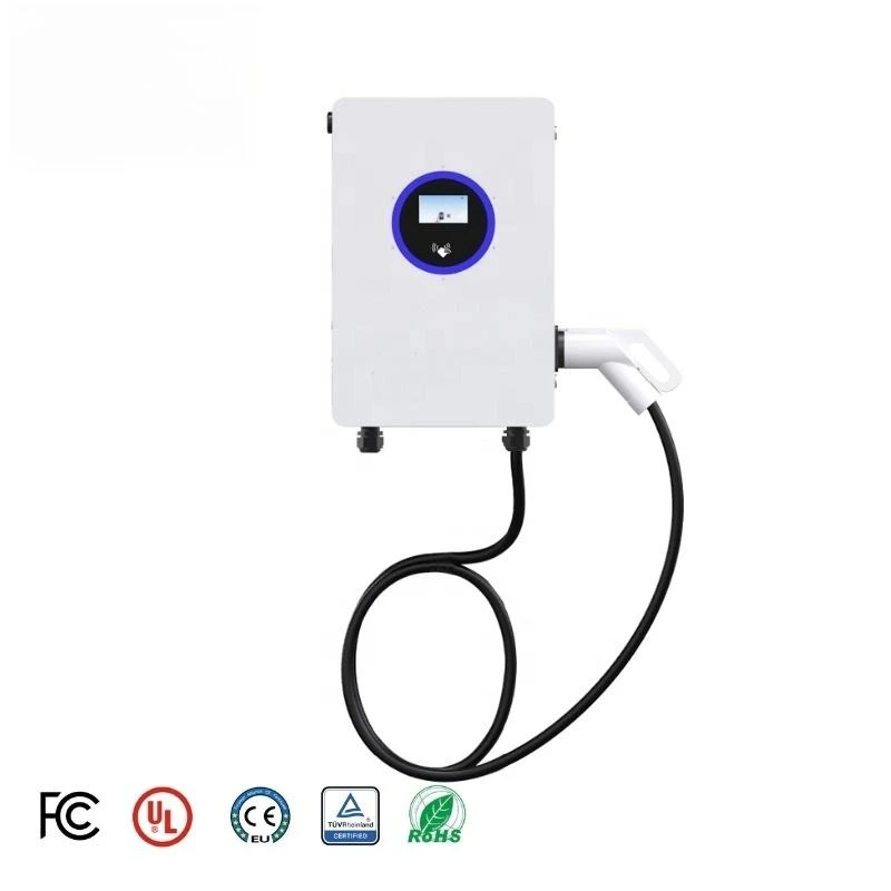 CCS2 20kW DC EV Charger Compact Wallbox DC Charger with Smart RFID Card Access Control Best for Home Use and Private Garage