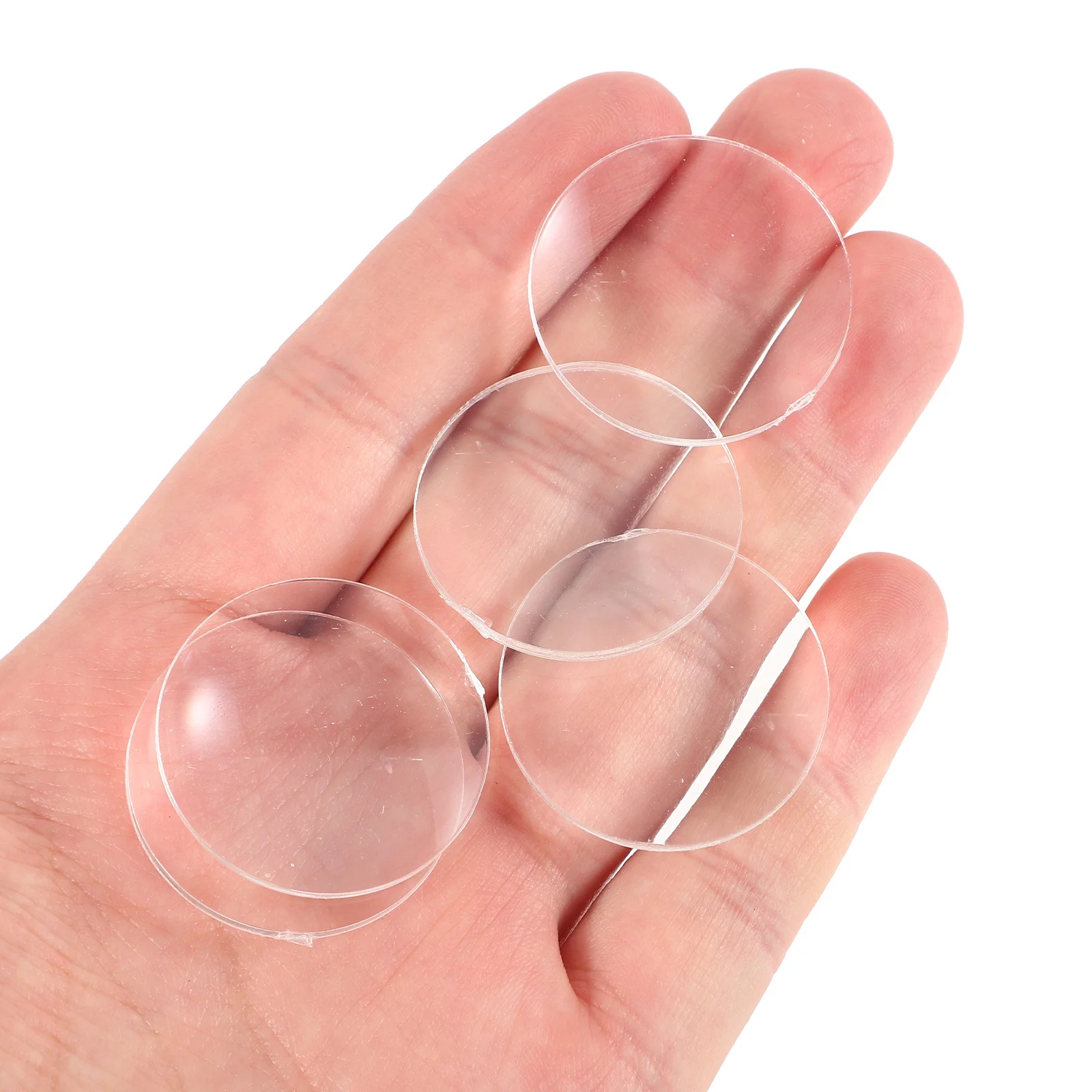 

10Pcs Clear Magnifying Lens Acrylic Material Durable Portable Multi-Use for Telescopes Magnifiers Accessories Magnifying Lens
