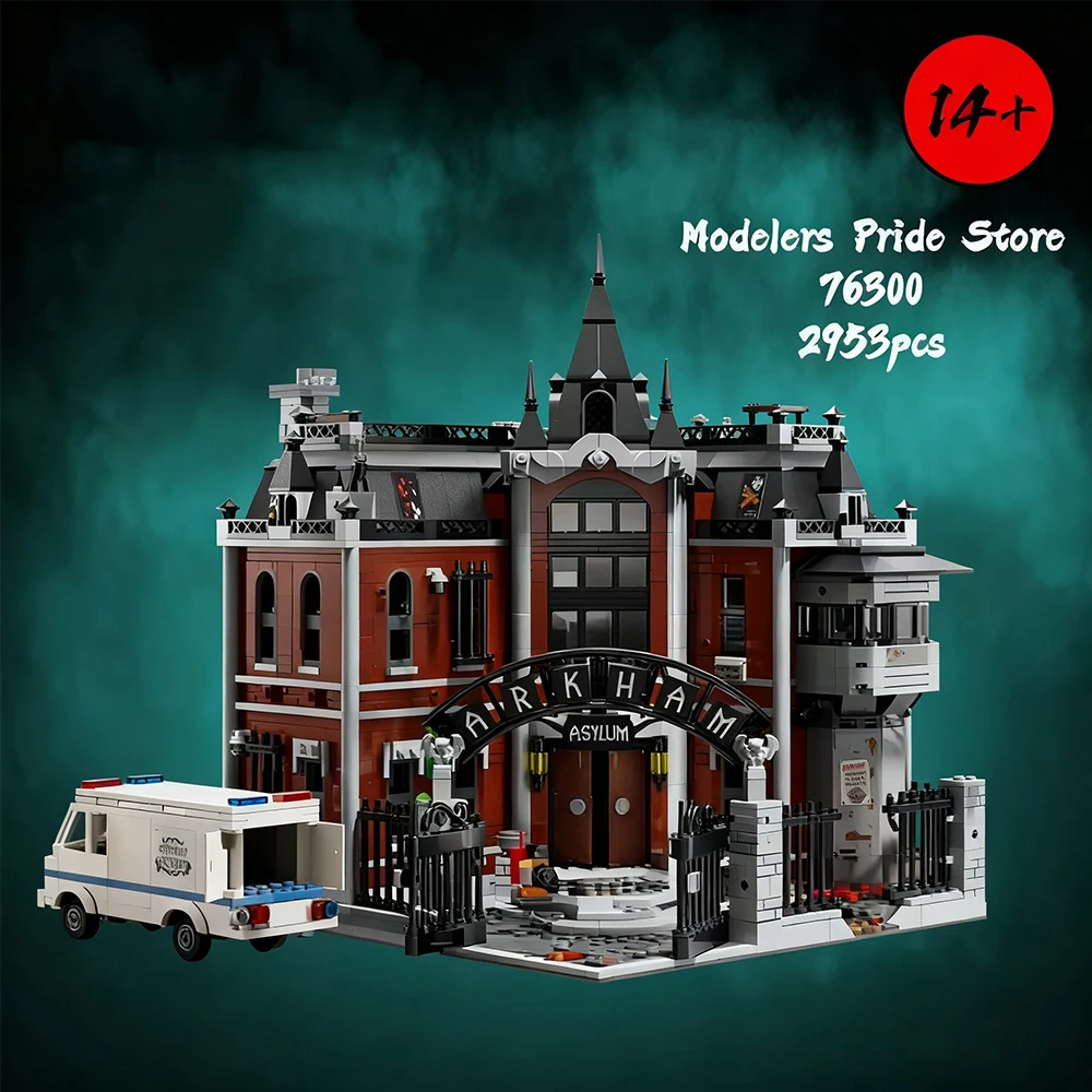Popular toys Medieval Lunatic Asylum Mental Sanatorium Model building blocks Children's educational assembly toys Gifts