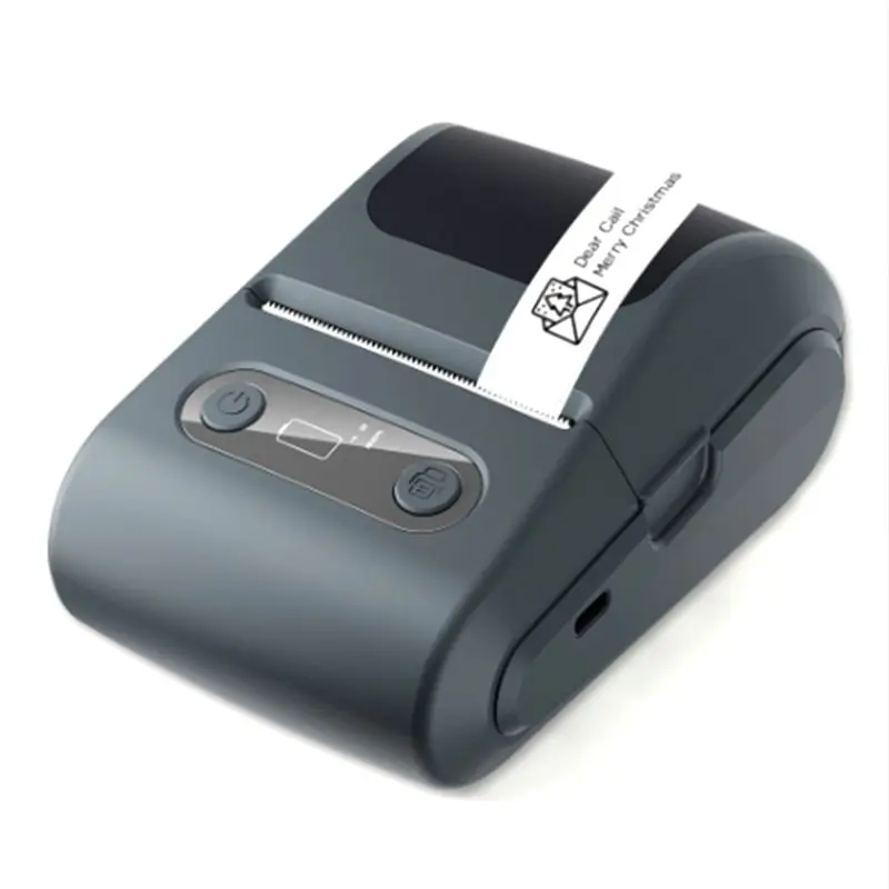 Mini Label Printer Thermal Portable Bluetooth Self-Adhesive For Round UV Tag Stickers Maker Machine Labels Rolls