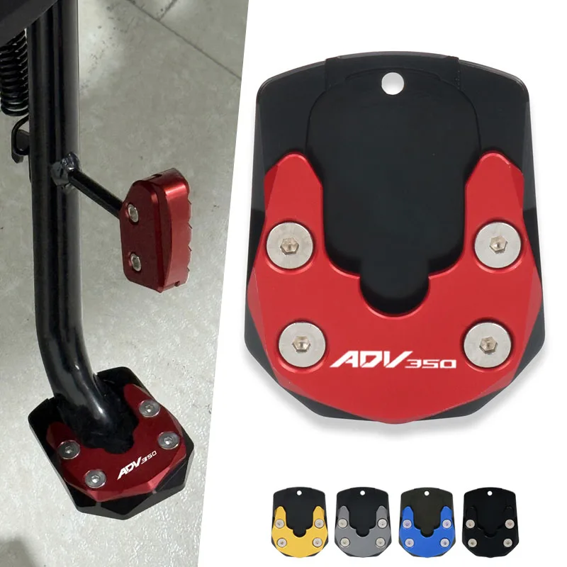 

Motorcycle Kickstand Foot Side Stand Extension Pad Support Plate Enlarge For ADV350 ADV 350 2025