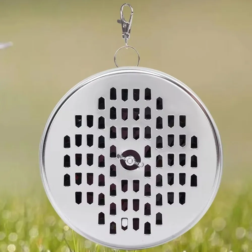 Hangable Hook Included Mosquito Coil Holder Fireproof & Anti-Scald Stable Combustion Portable Incense Box Windproof Structure