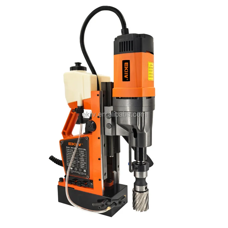 EKIIV MW-30RC 30mm 220V-240V MT3 19.05mm CE Industrial Grade Corded Electric Portable Magnetic Drill Press Magnetic Drill Cutter