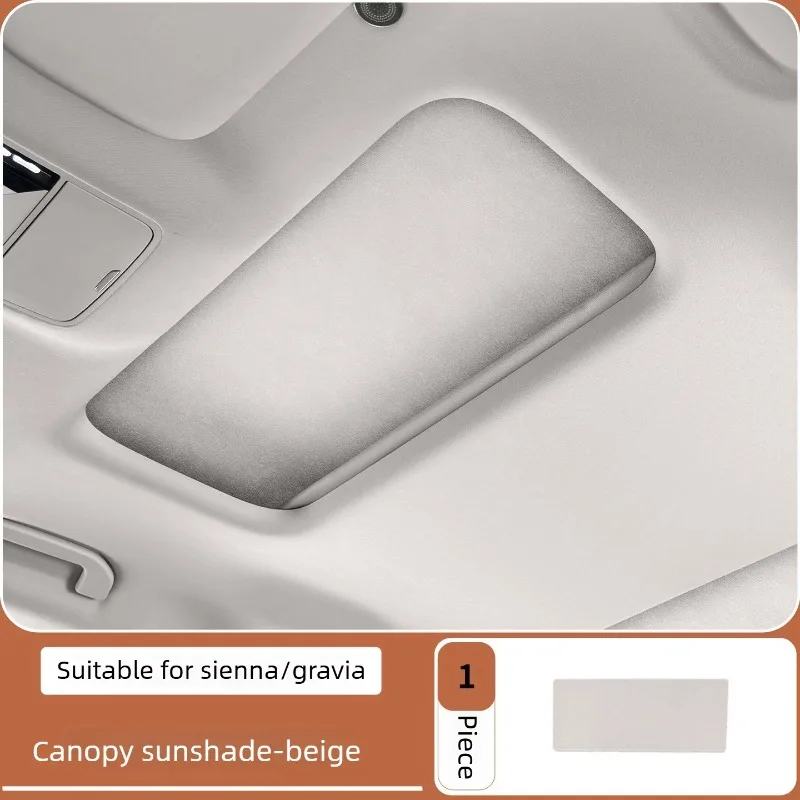 

For Toyota Sienna Granvia Static Cling Sunroof Sunshade Electrostatic Adsorption UV Protection Heat Insulation Car Molded Tools