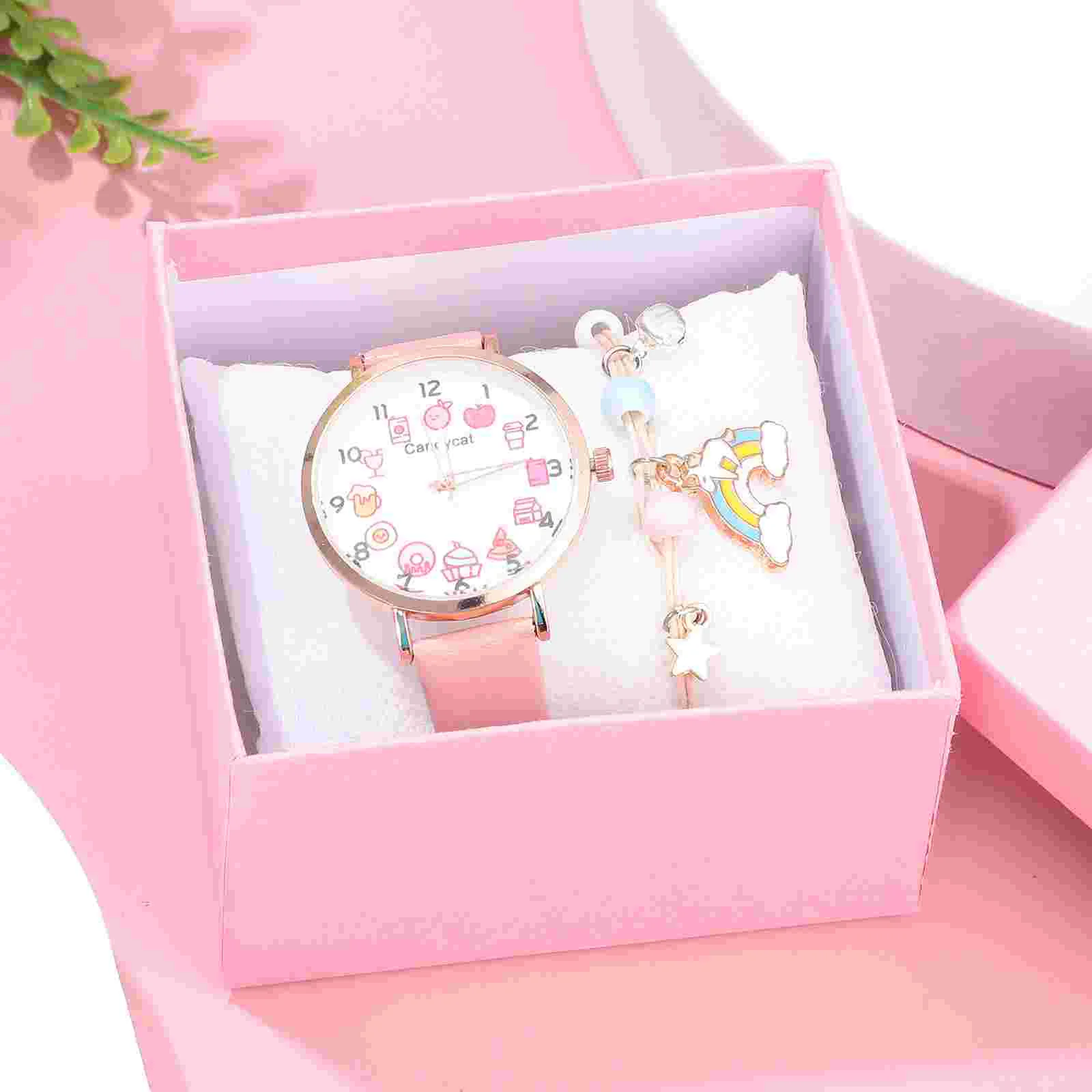 Fruit Dial Watch Kids Watches for Girls Ages 5-7 Toddler Childrens Gifts Presents Cartoon Quartz