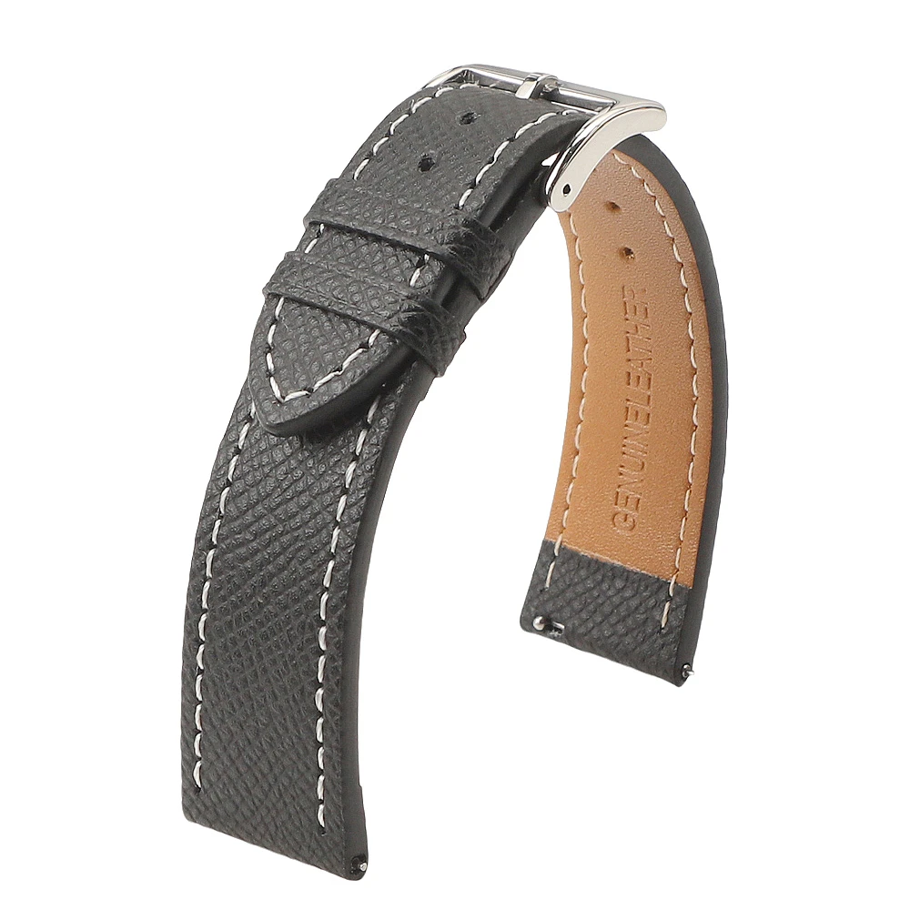 الجلود حزام ساعة اليد 18 مللي متر 19 مللي متر 20 مللي متر 22 مللي متر إبسوم الجلود حزام الساعات الإفراج السريع حزام (استيك) ساعة اليدوية النخيل نمط معصمه حزام