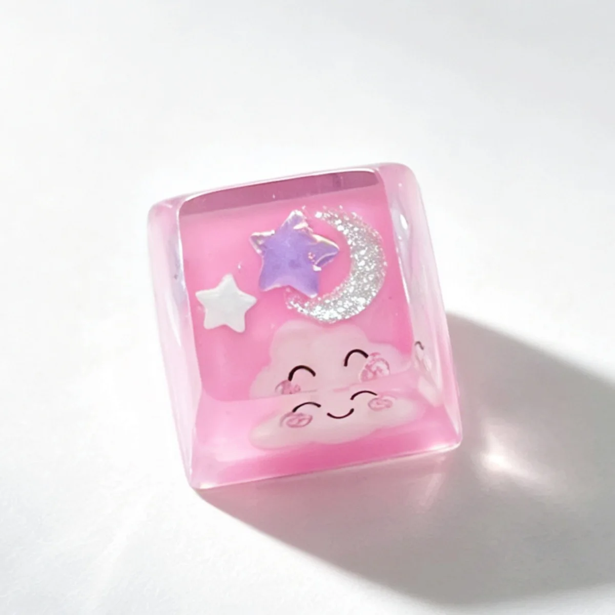 SA R1 Professional-grade resin drop-gel transparent keycaps, individually handcrafted, suitable for mechanical keyboards