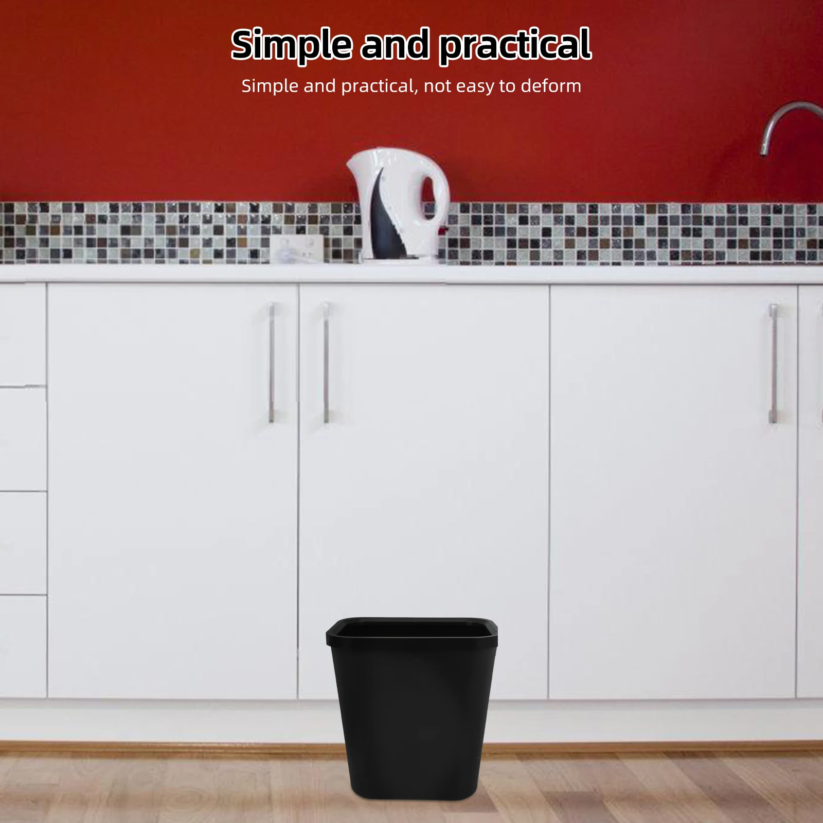 

Plastic Trash Can Commercial Cans Bathroom Black Small Bedroom Stainless Steel Diaper