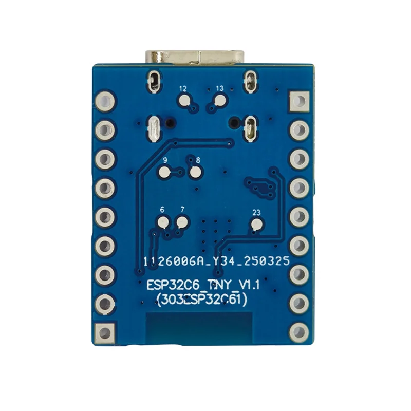 Efficient Developer-Focused ESP32C6-TINY Microcontroller: WIFI, Bluetooth, WS2812 Integration, Model ESP32-C6FH4