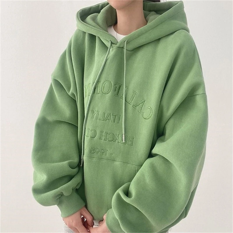 Women Drawstring Pullover Hoodies Teen Girls Casual Loose Long Sleeve Sweatshirt with Pocket Lightweight Autumn Outfits Clothes