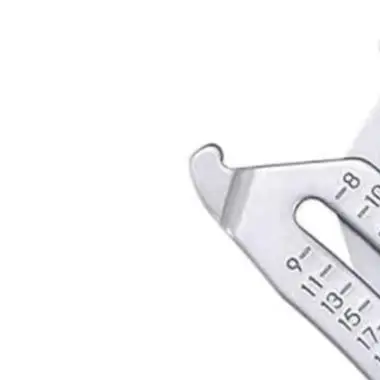 Stainless Steel Portable Hex Nut Thread Size Identifier Keychain Gauge With Button Lock For Bolt Measurement Metric For Imperial