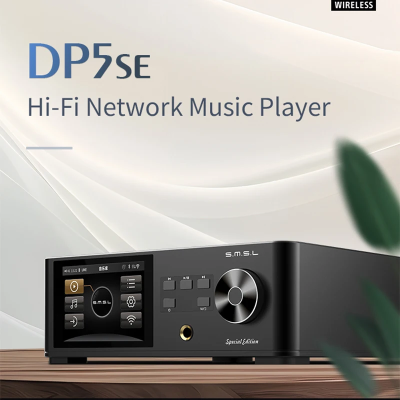 SMSL DP5SE HIFI Netzwerk Musik player ES9039Q2M DP5 SE Streaming Media Bluetooth MQA DAC USB DLNA Airplay Unterstützt Wifi 2,4G 5G