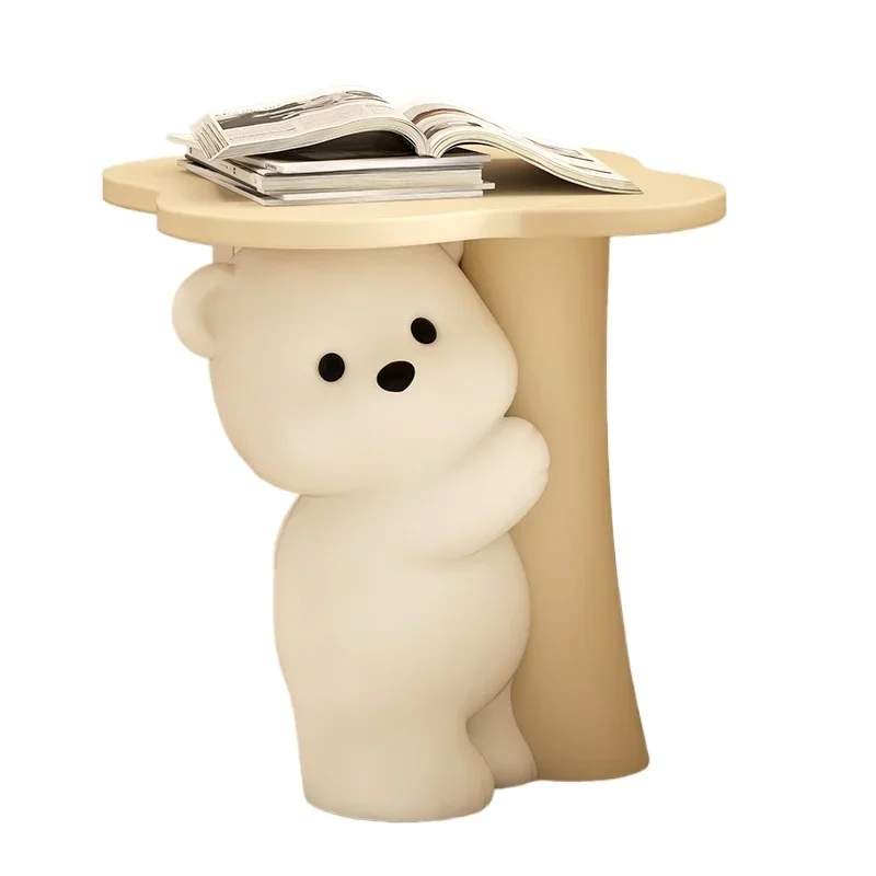 Cute bear coffee table, living room ornament, floor-to-ceiling TV cabinet, bedside decoration, home goods