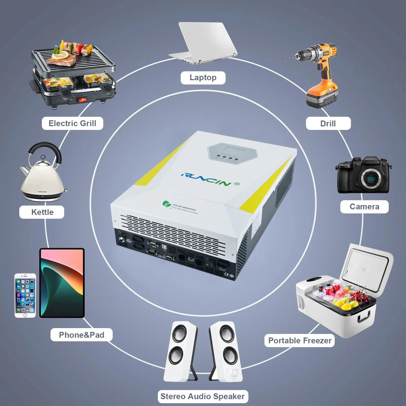 Imagem -04 - Inversor Solar Híbrido Easun Carregador com Wi-fi Off-grid Mppt 500vdc 3500w 24v 100a