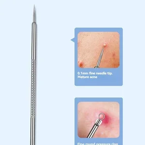 Ingrown Hair Hair Skin Care, Acne and Clove Removal Needles, Black Dots Cleaner, Pore Cleaner, Deep Cleaning, Facial Tools, 11pcs 10 Main Sales Cloves Remover - №3