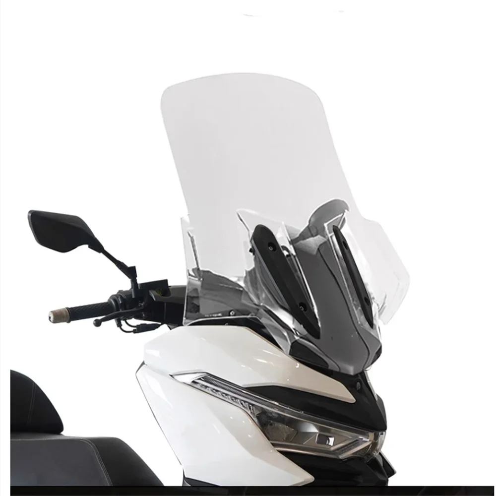 For LONCIN VOGE350 SR4MAX modified front windshield raised and widened motorcycle accessories voge350 VOGE-350 sr4max 350VOGE