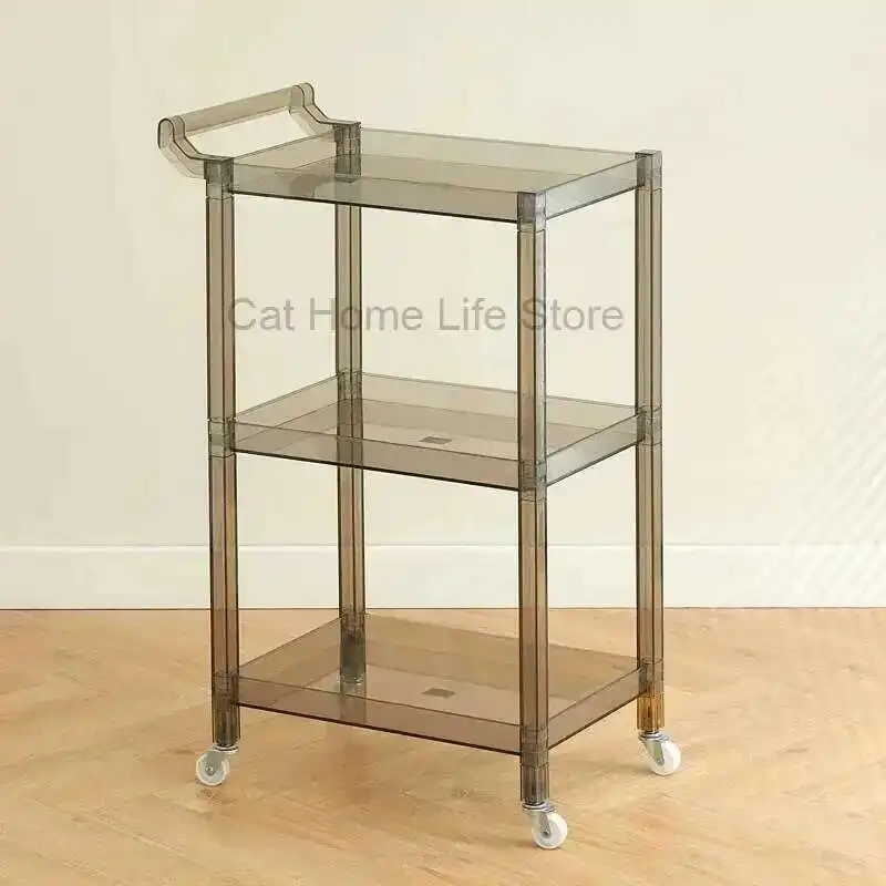 

Auxiliary Car With Wheels Beauty Salon Hair Furniture Hairdresser Cart Trolley Cosmetic Helper Dental Tool Storage Beech Nail