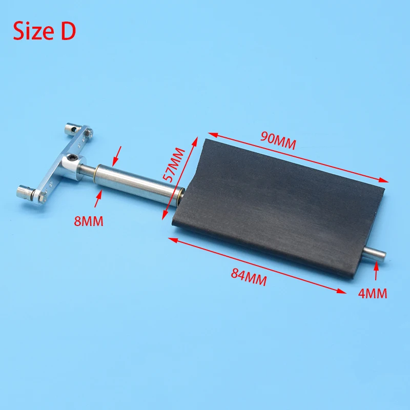 1PC RC Boat Nylon Steering Rudder Submerged Rudder With Servo Arm for 50cm-160cm RC Boat Scale Marine Tug Fishing Boat Model