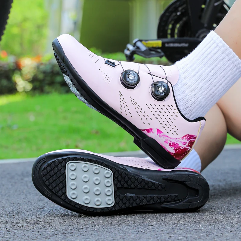 

Профессиональные мужские кроссовки для шоссейного велоспорта, велосипедная обувь, SPD MTB подошва, плоская гоночная скоростная траса, обувь для горного велосипеда, педаль, спортивная обувь