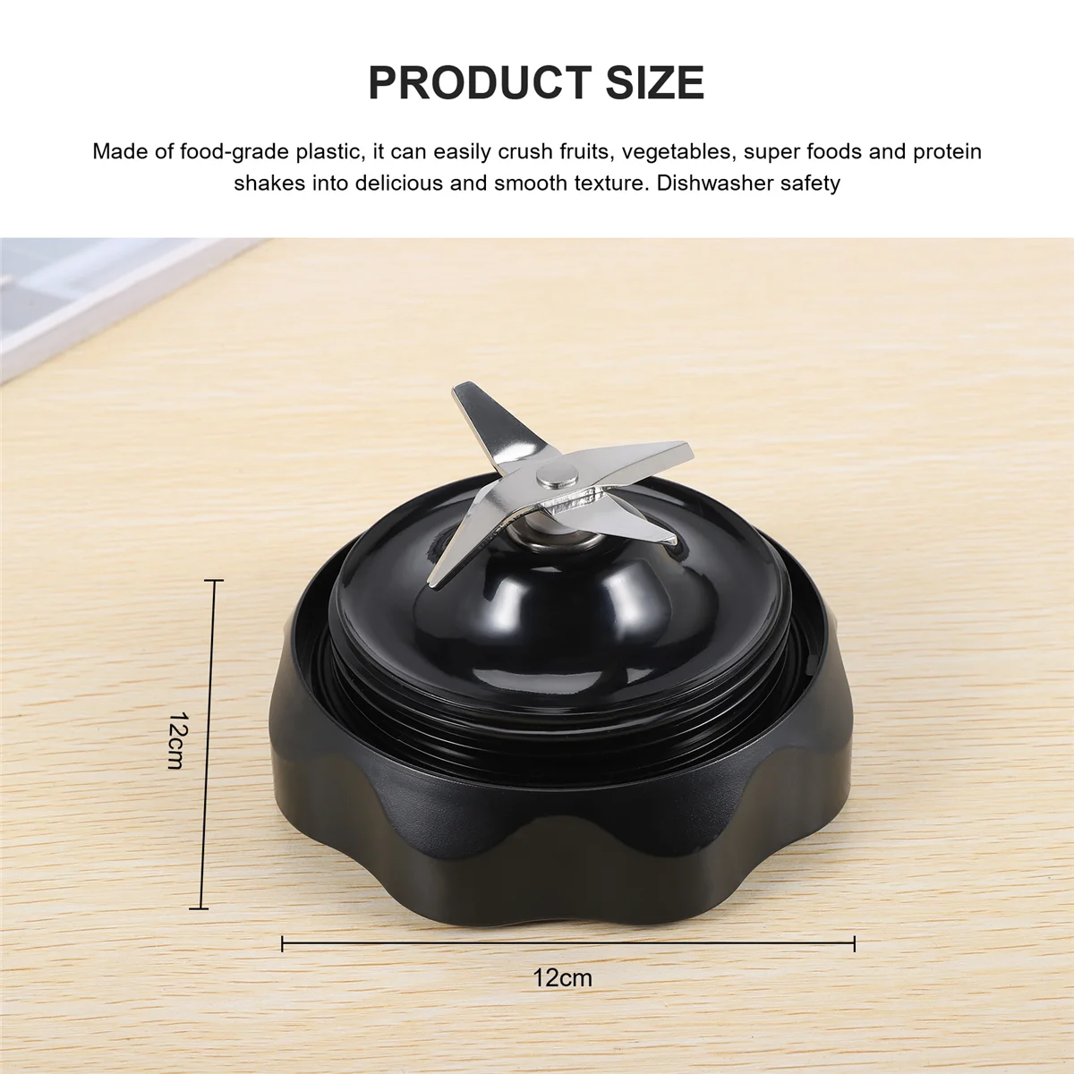 Repuesto de licuadora Combo, hoja extractora de giro fácil, Compatible con NutriBullet 1200W, ZNBF30500Z, 1 piezas