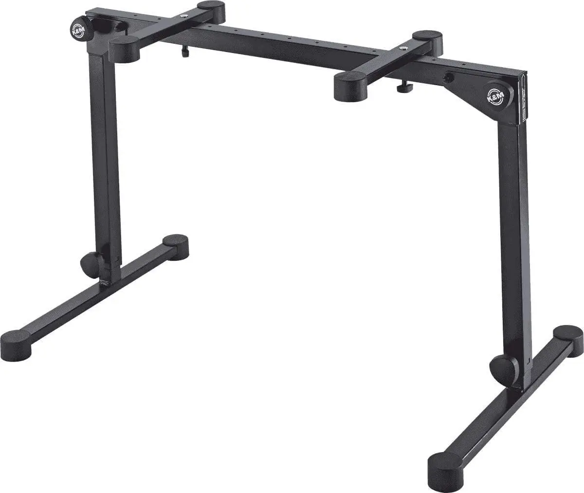 Konig & Meyer 18820.019.55 Omega Pro Keyboard Table-Style Stand | Adjustable Height/Support Arms | Legs Fold Compact For Travel