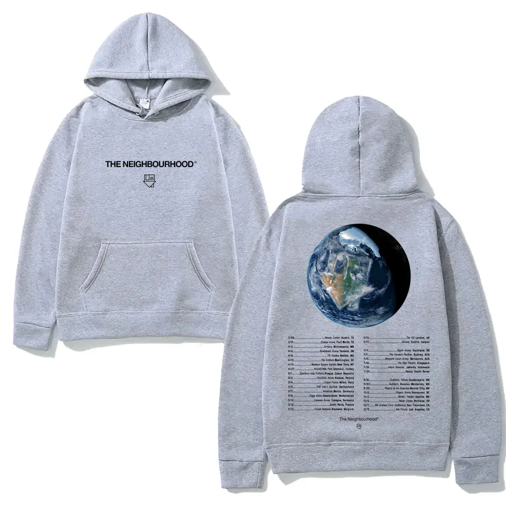 

The Neighbourhood Band 2026 World Tour HOODIE Fashion Comfortable Sweatshirt Punk Clothes Harajuku High Quality Pullovers