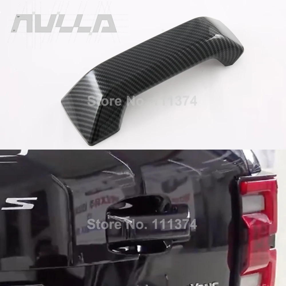 

Для Ssangyong Torres 2022 2023 2024: накладка на ручку задней двери багажника, карбоновый стиль, АБС-пластик, аксессуары