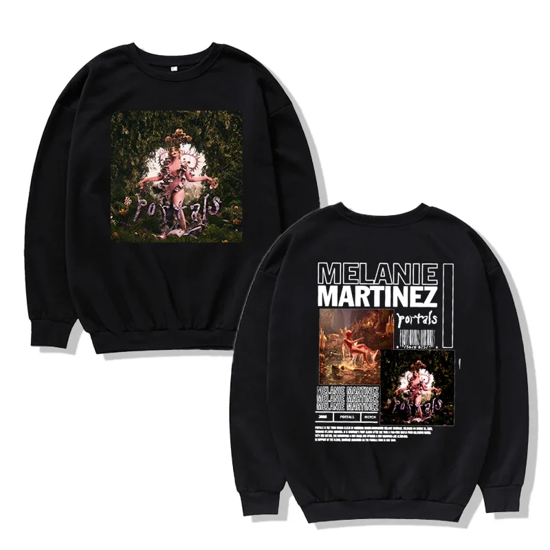 Vintage Melanie Martinez Graphic Print Oversized Sweatshirt, The Trilogy Tour Portals, Streetwear Aesthetic,Oversized Sweatshirt