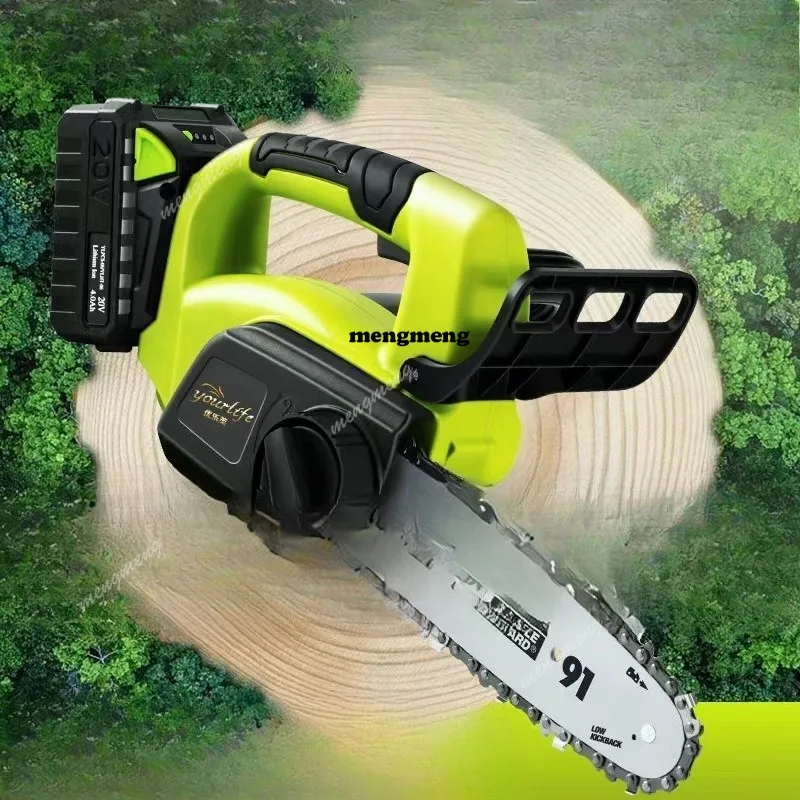 

Small logging electric chainsaw for home outdoor cordless tree chopping saw