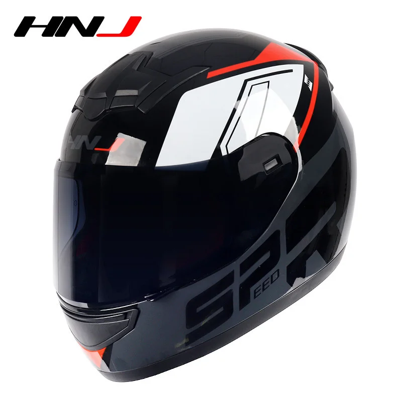 2 Gifts Latest DOT Approved Full Face Motorcycle Helmet Highway Racing Motorbike Helmet Motocross Helmet  For Adluts Man