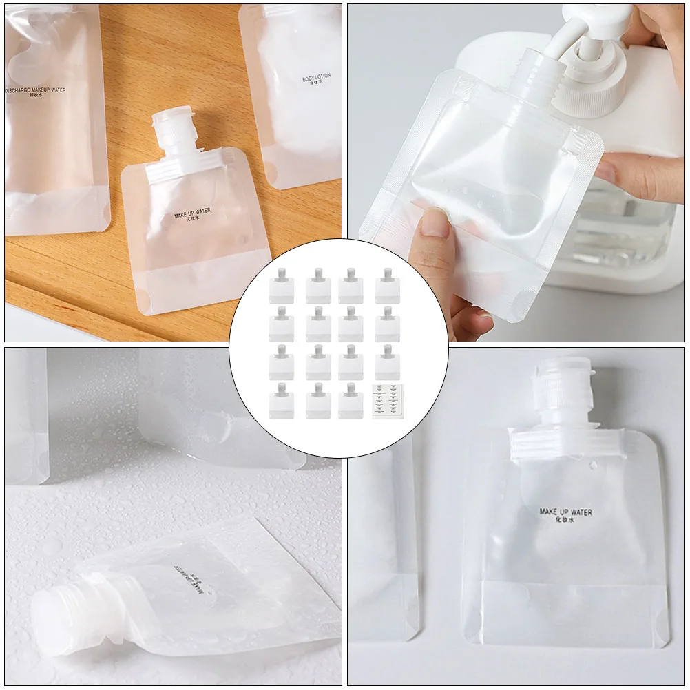 

PET Empty Bags Travel Sub-packing Pouches Portable Storage Refillable Sub-Packing Bag Liquid Containers