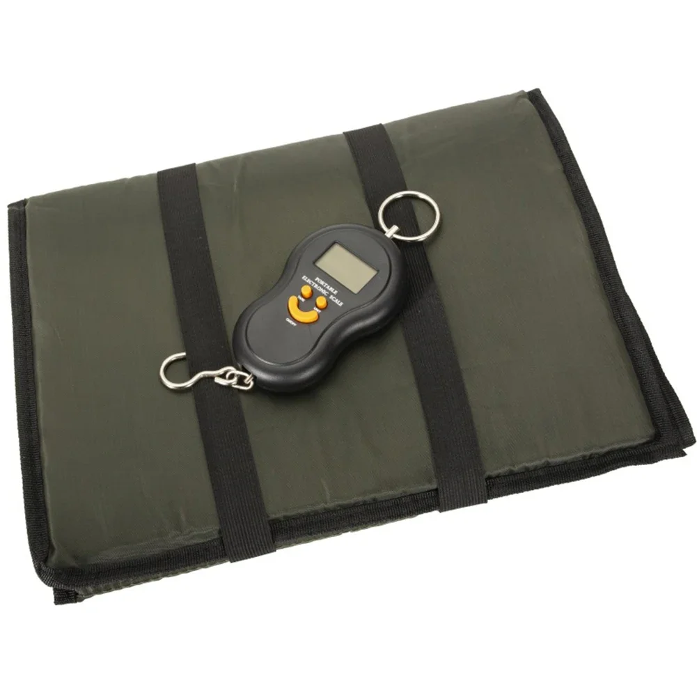 Carp Pike Unhooking Mat Foldable Fishing Unhooking Mat Carp Landing Mat With Digtal Weihgt Scales