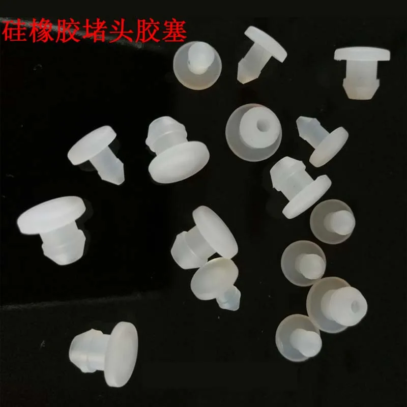 

2.5mm to 60.6mm Silicone Rubber Snap-on Hole Plug Blanking End Caps Seal Stopper Black/Gray/Clear/White