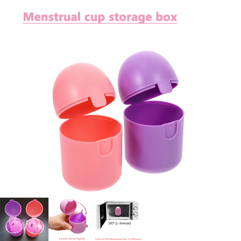 

1 шт./лот, портативный чехол для хранения менструальной чаши, микроволновая дезинфекция, женская коробка для менструальной чашки, органайзер для менструальной чашки, коробка для хранения