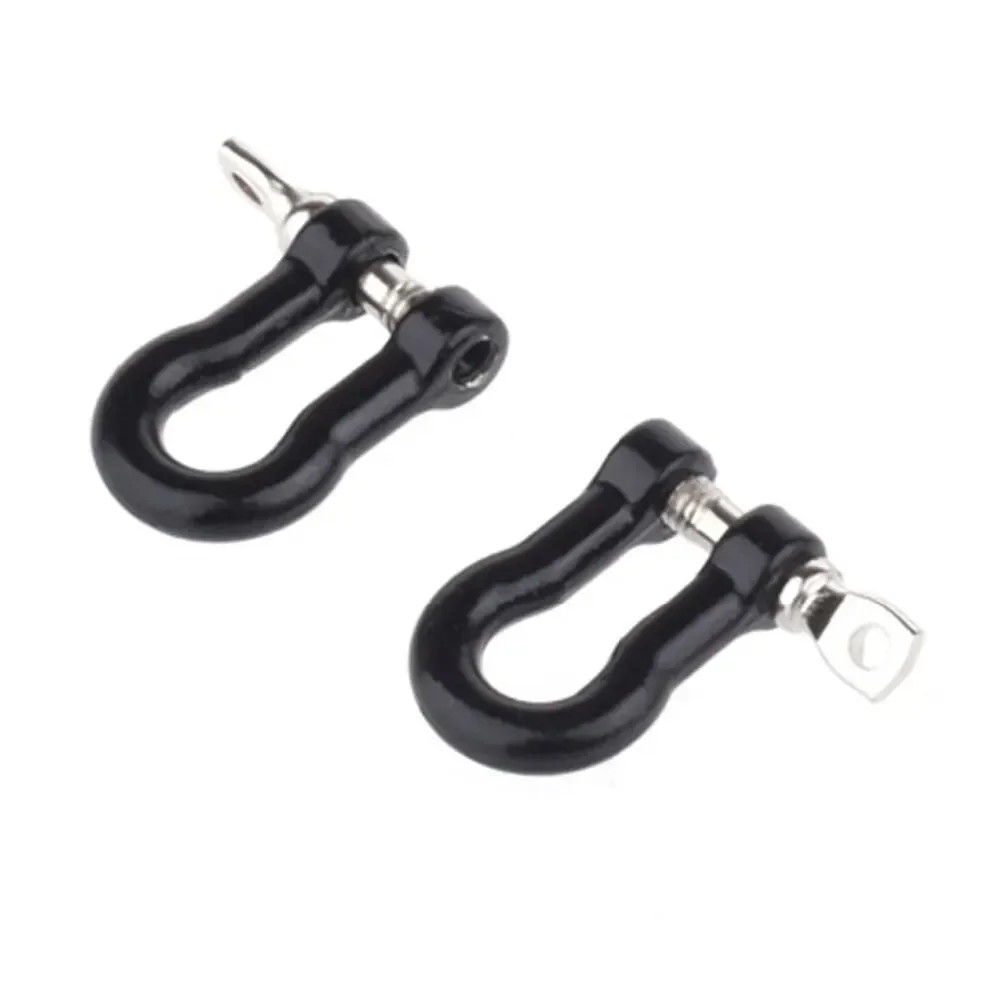 Rc Car Metal Tow Hook Chain Decoration For 1:10 Rc Rock Crawler  Trx-4 Axial Scx10 90046 Wraith D90 Tf2 Tamiya Cc01