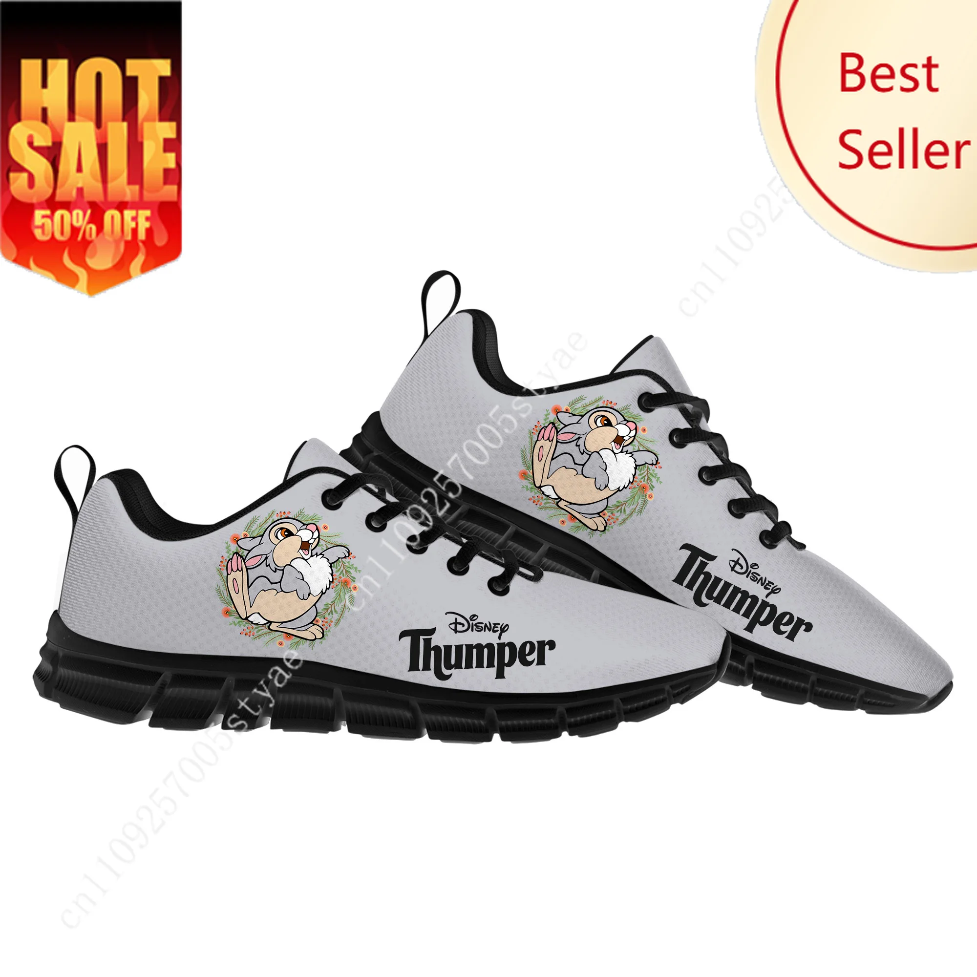 

Thumper Sports Shoes Disney Cartoon Decorate Sneakers Design Your Photo Logo Text Party Holiday Gifts Custom Shoe