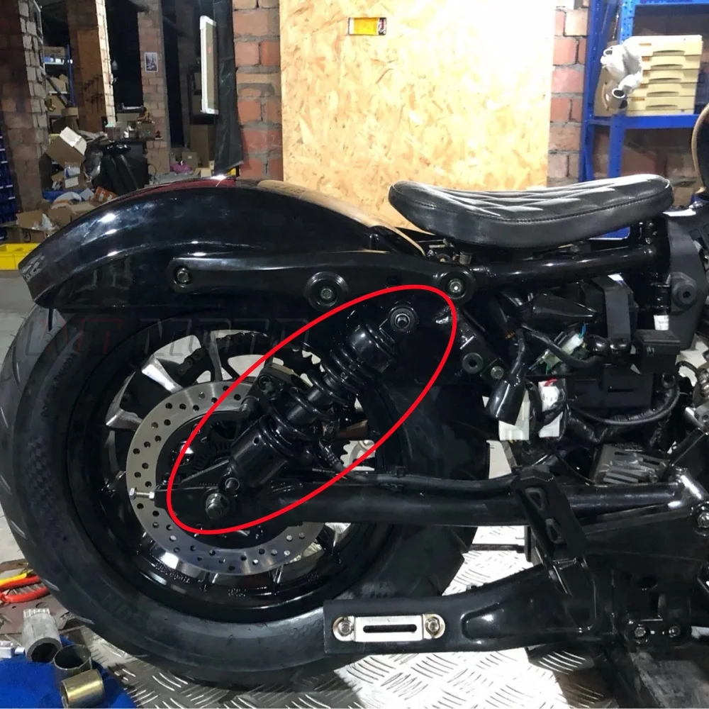 Body Height Lower Kit Short Rear Shock + Lower Rear Fender For HYOSUNG GV300S Bobber Custom Modification Parts