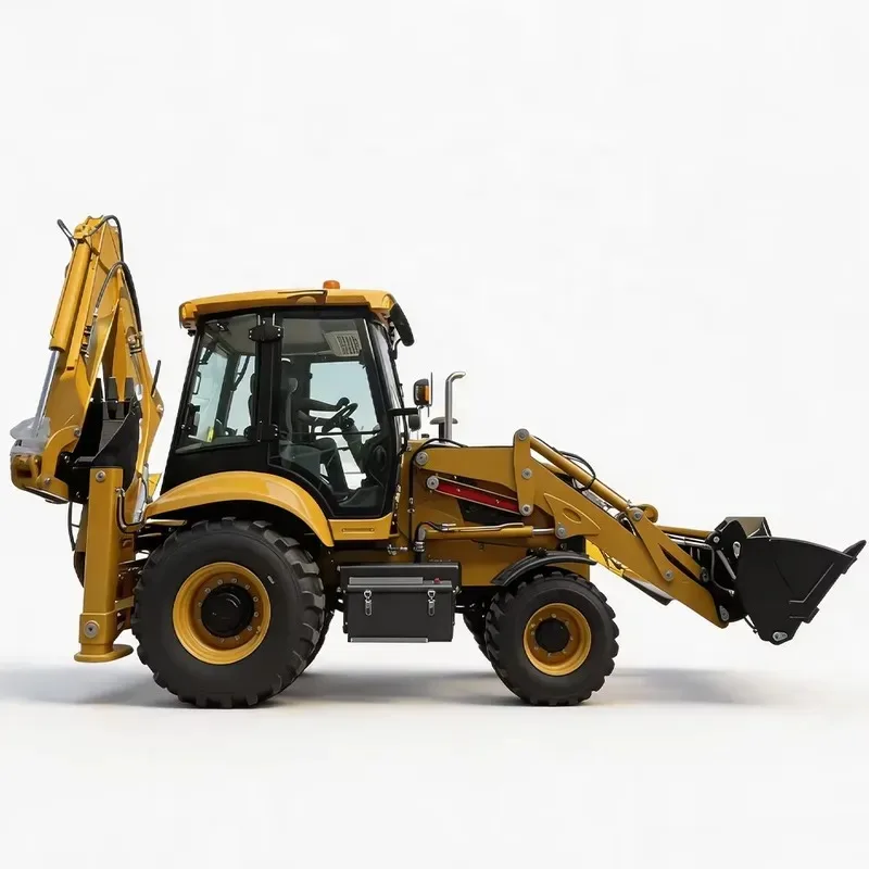 2026 HOT New Loader Excavator, Yaweh 388A Tractor Backhoe Wheel Backhoe, 8 ton Excavator Loader, Backhoe Loader for Sale