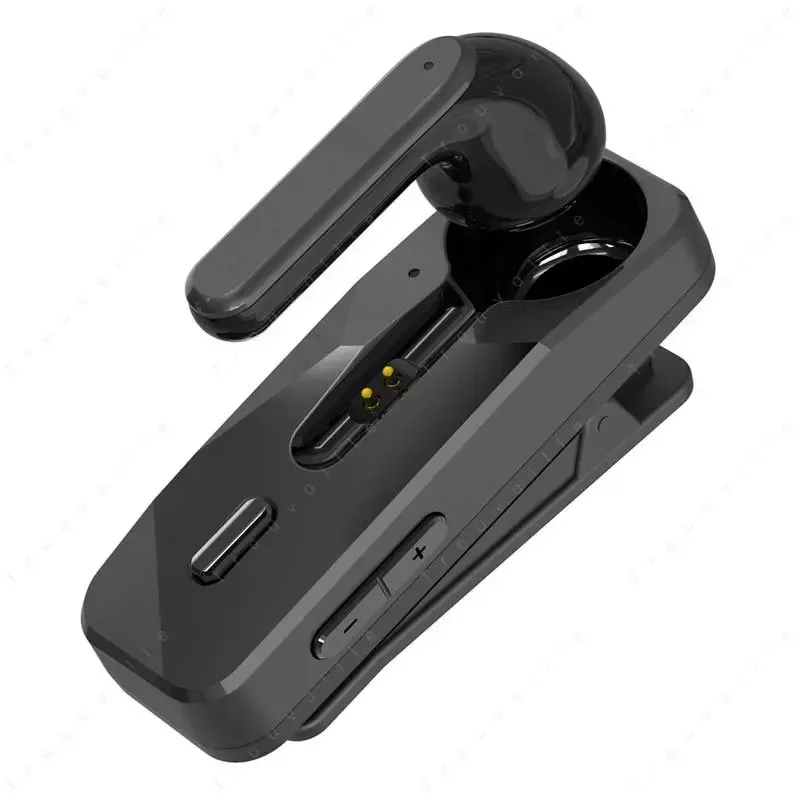 Collar Earphones Bluetooth 5.1 Wireless Headset Business Headset With Mic Sports Ear Hook Lotus One Ear Handsfree