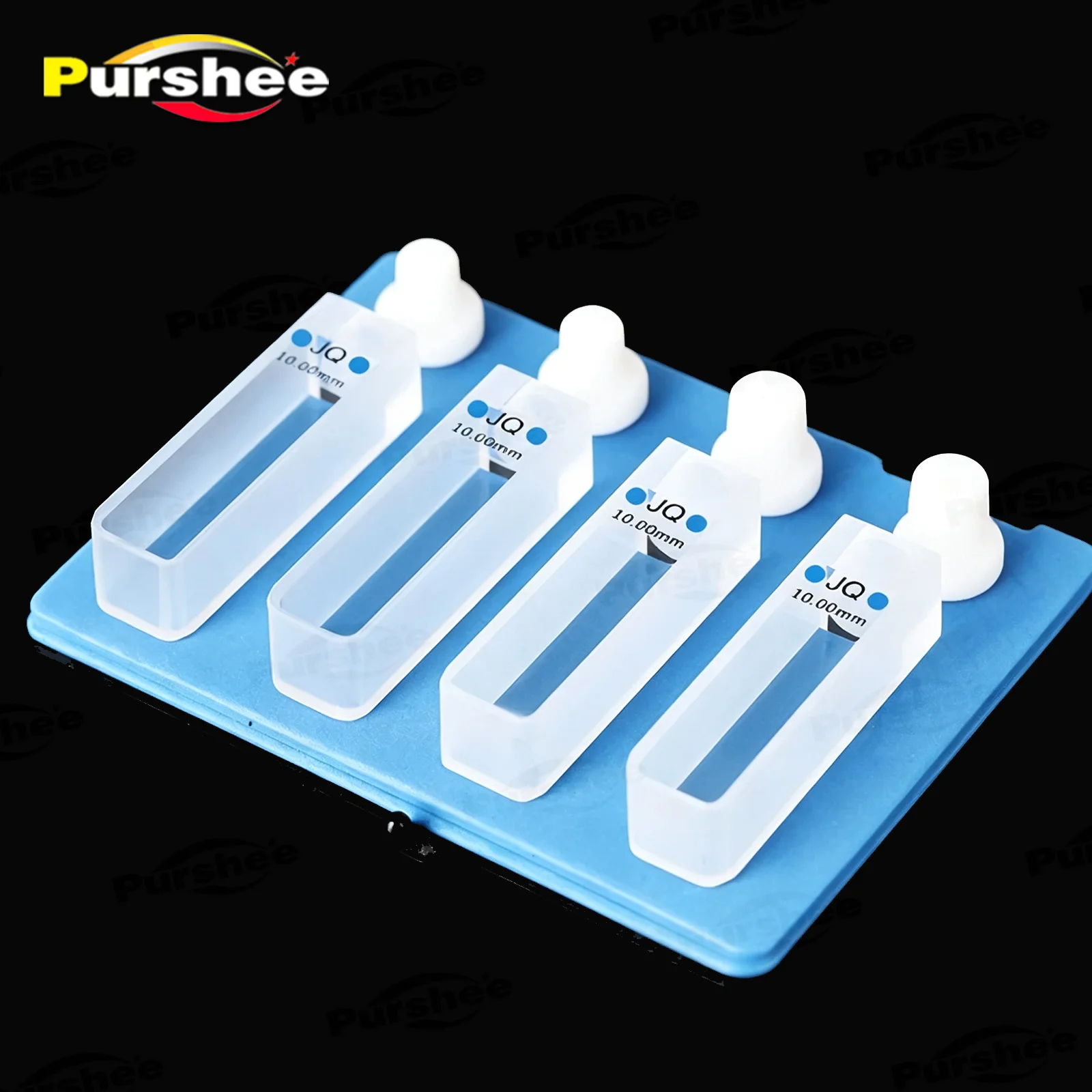 10mm Quartz Sealed Cuvette with Stopper JGS‑1 Spectrophotometer Cell 2‑Way / 4‑Way Light Path UV‑Vis Spectroscopy Lab Consumable