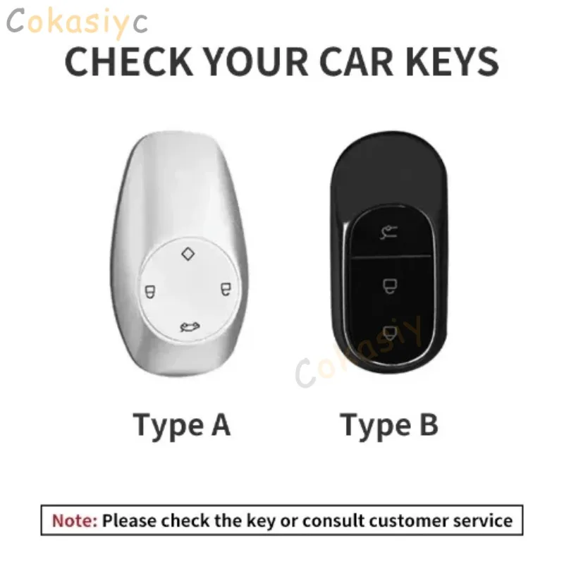 Leather Car Remote Key Case Cover for Leapmotor T03 S01 C11 for Leapmotor C01 T03 S01 C11 2023 Auto Key Shell Fob Keychain