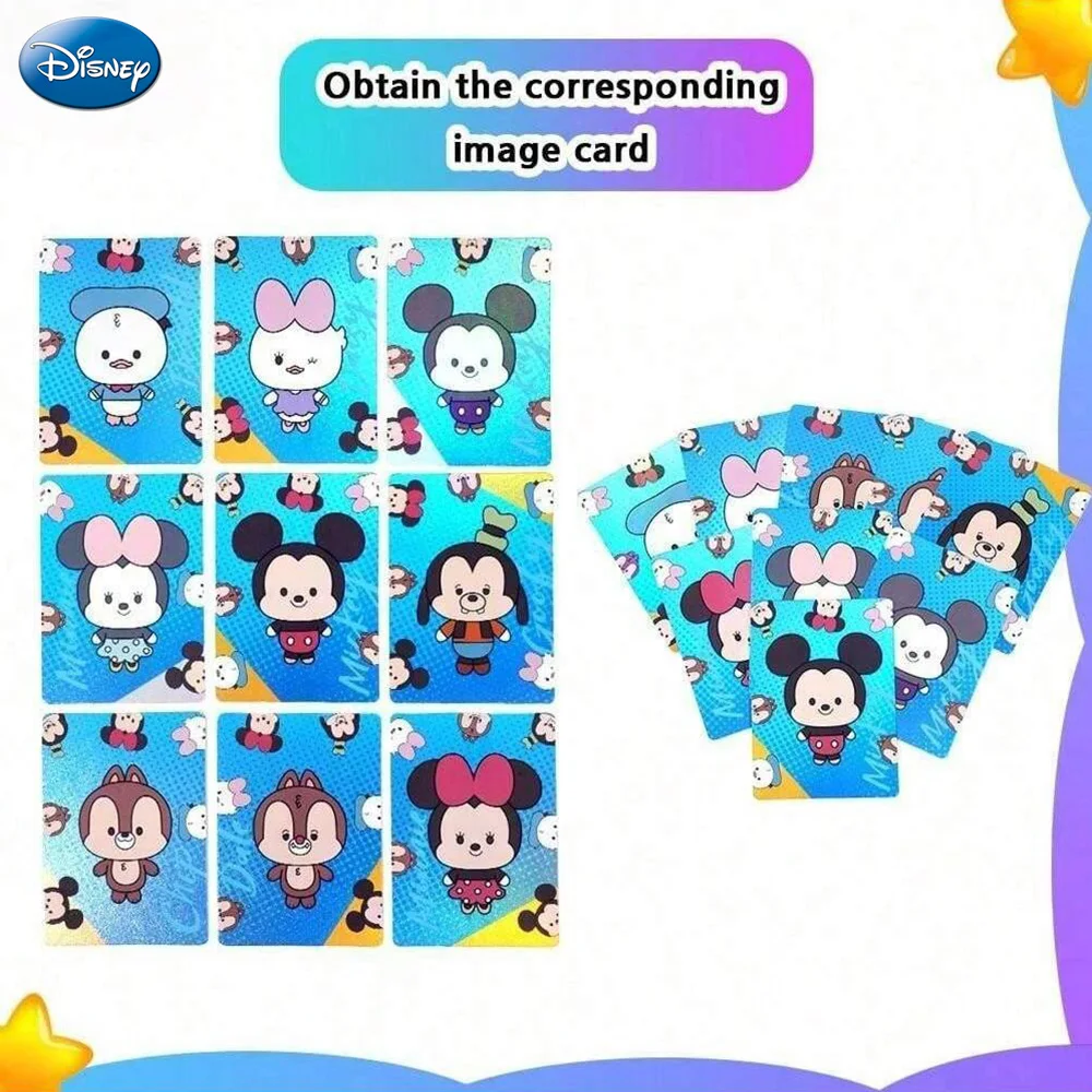 Mickey-Llavero de caja ciega con licencia oficial, Mickey Minnie Goofy Donald, bolsa ciega de PVC, regalo con dije, 1 unidad, Disney