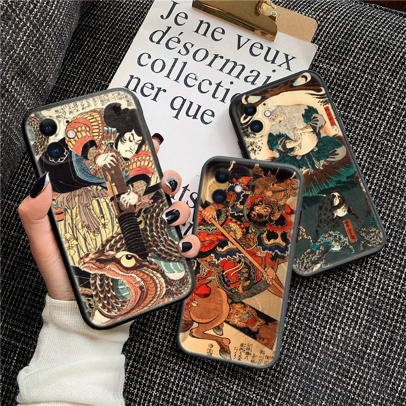 C8 Japanese samurai Soft Case for Huawei Y5P Y6P Y7A Y8P Y9A Y6 Y7 Y8S Y9S Y9 Prime Nova 9 9I 4E 5T 7 Mate 10 Lite 20 Pro P30