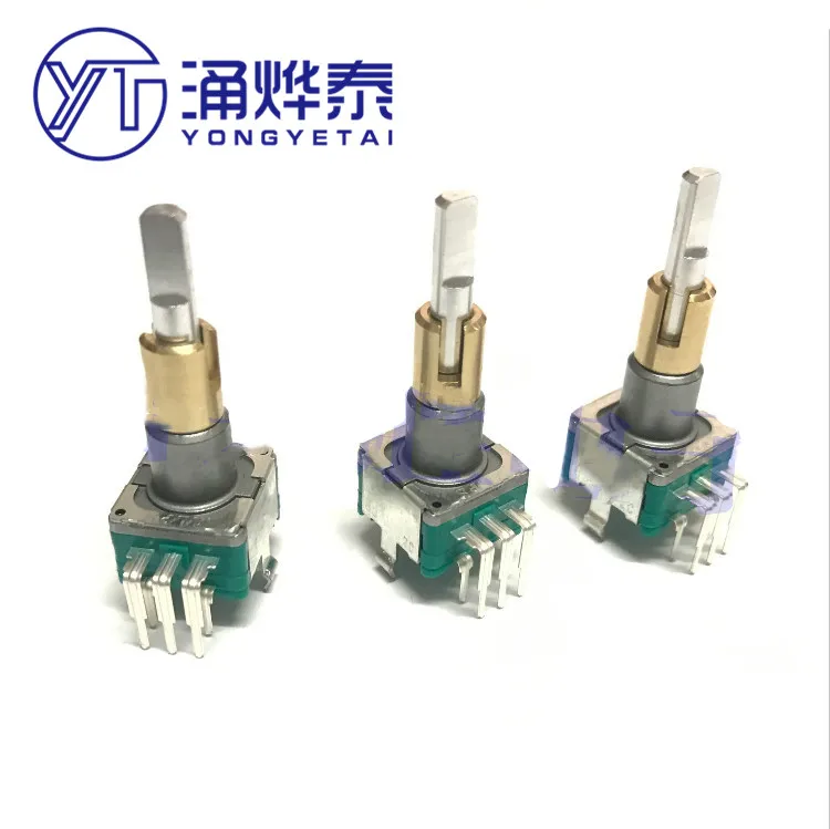 YYT Dual-axis encoder EC11EBB24C03 double with switch 2-link adjustment 30 positioning number