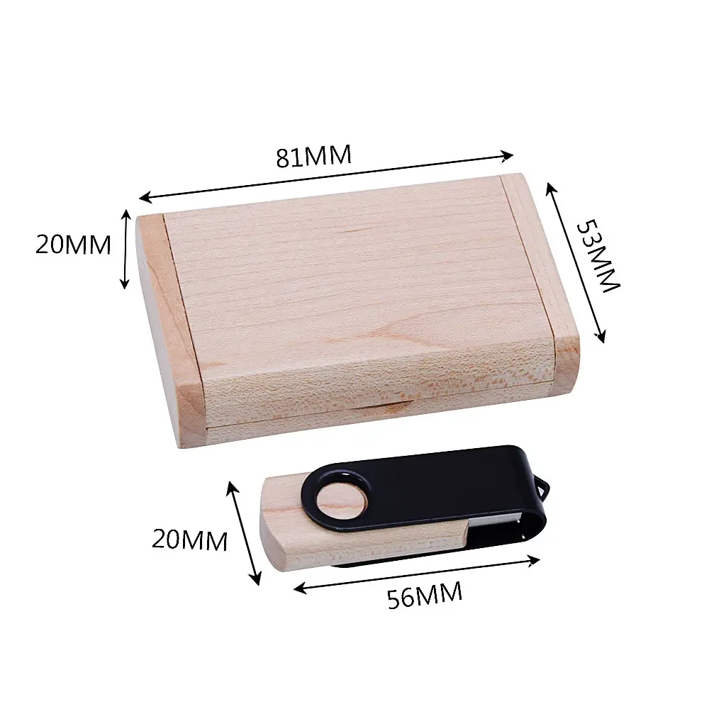 50 Stks/partij Custom Houten Logo Bruiloft Bedrijf Gift Pen Drive 4Gb 8Gb 16Gb 32Gb 64Gb Usb 2.0 Memory Stick Flash Drive