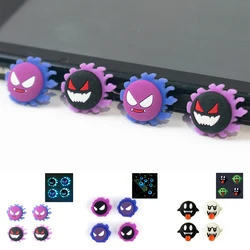 Cool Luminous Ghost Silicone Soft Thumb Stick Grip Cap Joystick Protective Cover For Switch Oled NS Lite Joy-con Thumbstick Case